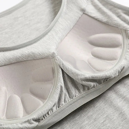 2026 Women'S Vest Tops with Built in Bra Neck Vest Solid Color Padded Slim Fit Tank Tops Sexy Shirts Feminino Casual Tank Tops
