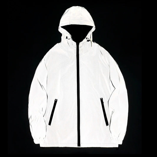NightShift reflective windbreaker jacket