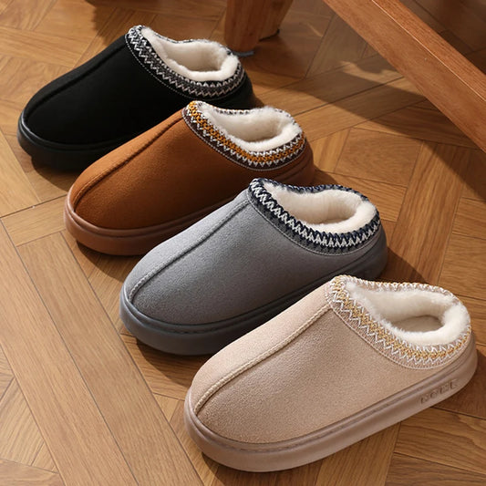 CloudStep Platform Slippers - chunky fluffy platform house slippers