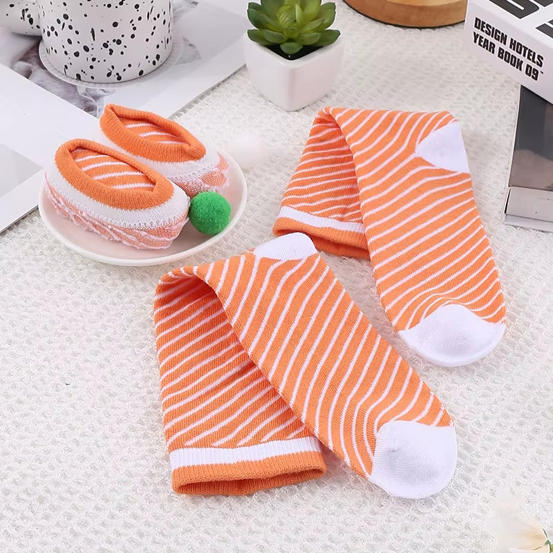3/4/5 Pairs of Sushi Pizza Burger Socks Gift Box, Christmas Socks Gift Box, Birthday Gift Box, Holiday Creative Gift Box